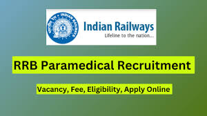 RRB Paramedical Recruitment 2024...1376 Posts